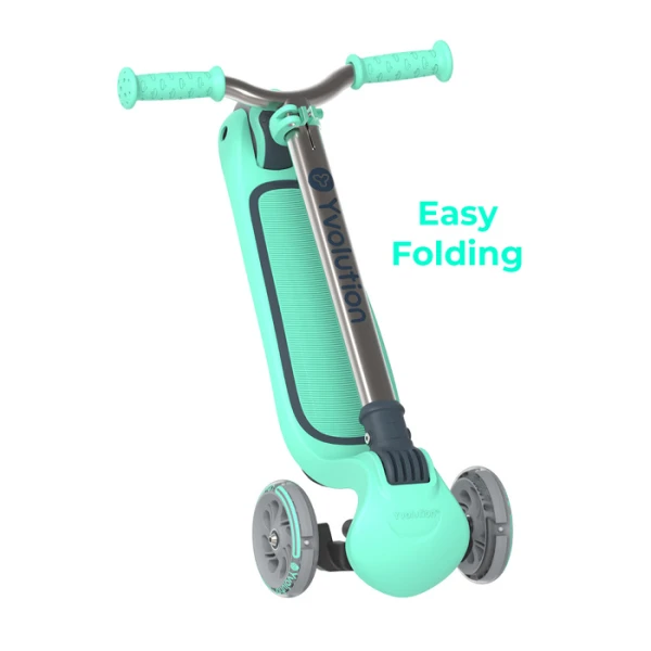 YVOLUTION SCOOTER GLIDER AIR METAL HB 2022 GREEN