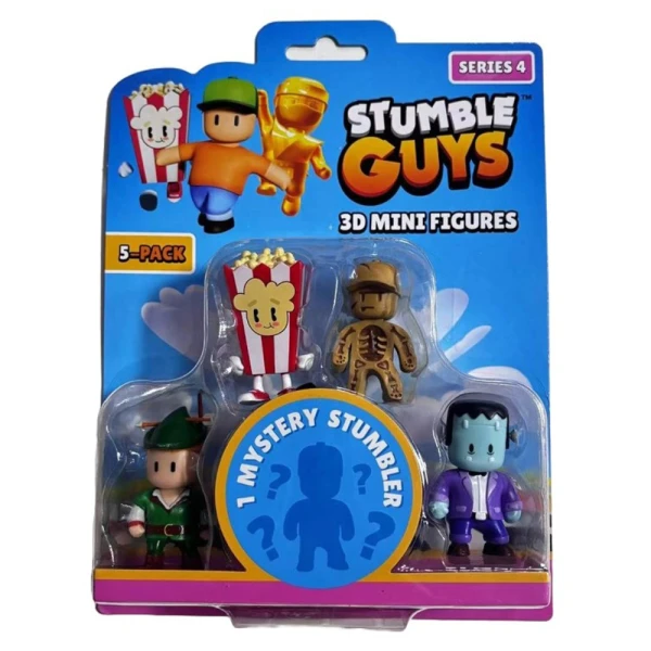 STUMBLE GUYS SERIES 4 3D MINI ΦΙΓΟΥΡΕΣ ΣΕΤ ΤΩΝ 5 - ΔΙΑΦΟΡΑ ΣΧΕΔΙΑ