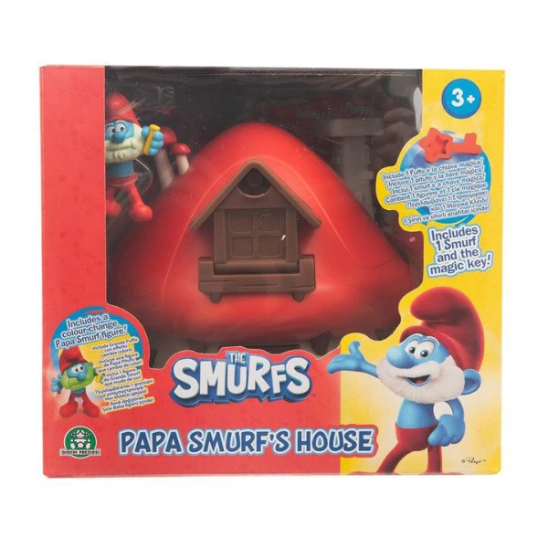 SMURFS MAGIC HOUSE PLAYSET PAPA SMURF\'S HOUSE