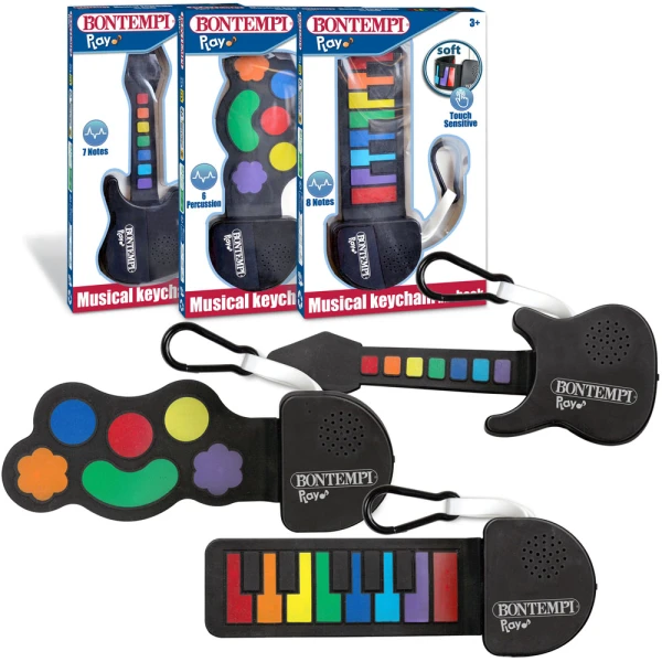 BONTEMPI MUSICAL KEYCHAIN - 3 DESIGNS