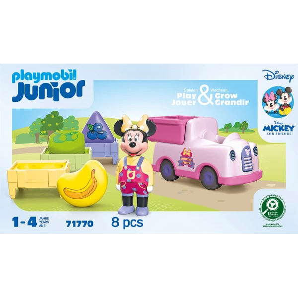 PLAYMOBIL JUNIOR & DISNEY Η ΜΙΝΙ ΜΑΟΥΣ ΚΑΙ ΤΟ ΦΟΡΤΗΓΟ ΜΕ ΦΡΟΥΤΑ