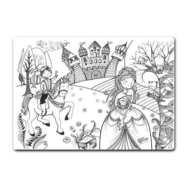 AKADEMI FUNNY MAT ΣΟΥΠΛΑ ΧΡΩΜΑΤΙΣΜΟΥ ΠΡΙΓΚΙΠΙΣΣΑ 48X33.5 cm