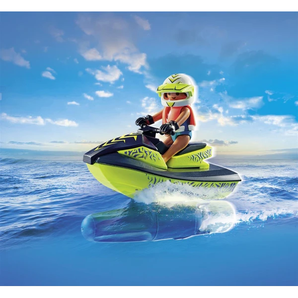PLAYMOBIL CITY ACTION FIREBOAT WITH AQUA SCOOTER