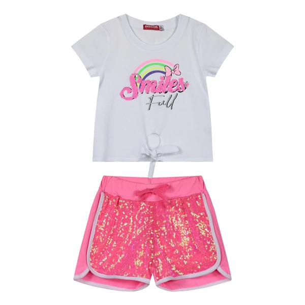 ENERGIERS GIRL\'S SET BRIGHT CORAL
