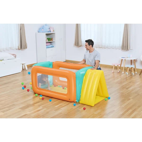 BESTWAY INFLATABLE TUNNELTOPIA BALL PIT 178Χ91Χ70 cm