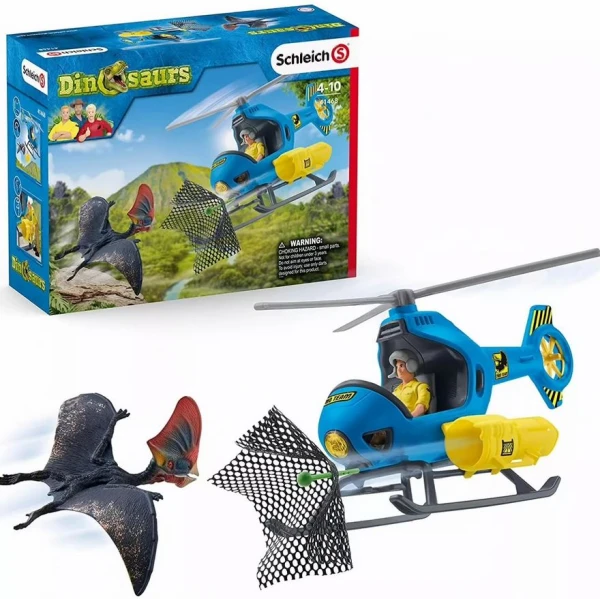 ΜΙΝΙΑΤΟΥΡΕΣ SCHLEICH ΣΕΤ ΠΑΙΧΝΙΔΙΟΥ ΕΝΑΕΡΙΑ ΕΠΙΘΕΣΗ ΔΕΙΝΟΣΑΥΡΩΝ