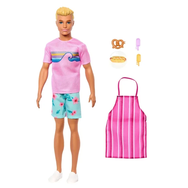 BARBIE - ΚΟΥΚΛΑ KEN ΚΑΙ ΑΞΕΣΟΥΑΡ ΜΑΓΕΙΡΙΚΗΣ