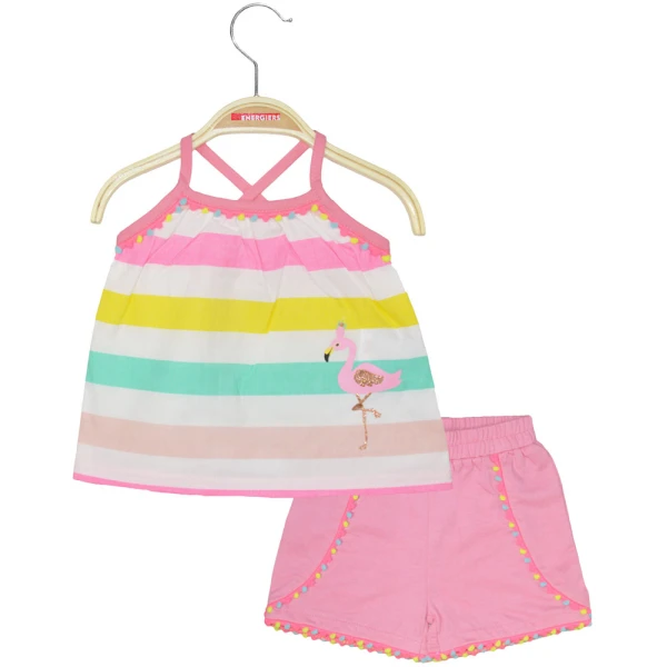 ENERGIERS BABY GIRL SET NEON PINK