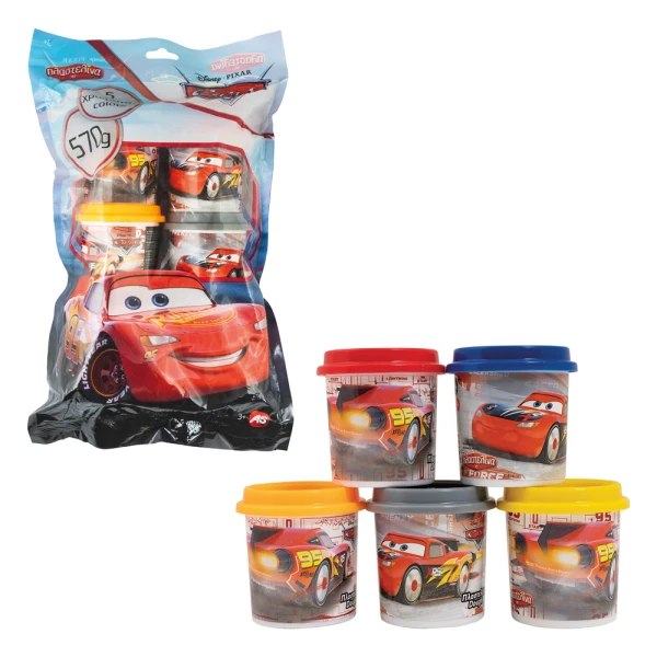 AS ΠΛΑΣΤΕΛΙΝΗ DISNEY CARS ΣΑΚΟΥΛΑΚΙ ΜΕ 5 ΒΑΖΑΚΙΑ ΚΑΙ ΚΑΠΑΚΙΑ ΚΑΛΟΥΠΑΚΙΑ 570GR ΓΙΑ 3+ ΧΡΟΝΩΝ