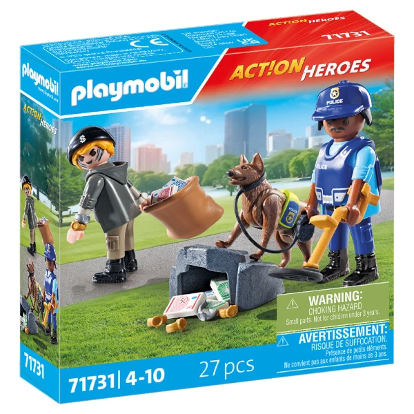 PLAYMOBIL ACTION HEROES ΑΣΤΥΝΟΜΙΚΗ ΕΡΕΥΝΑ ΚΛΟΠΙΜΑΙΩΝ 