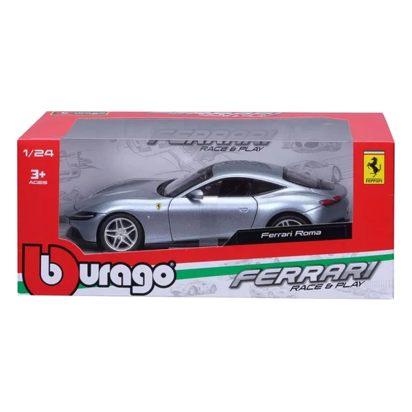 BBURAGO 1:24 FERRARI ROMA GREY