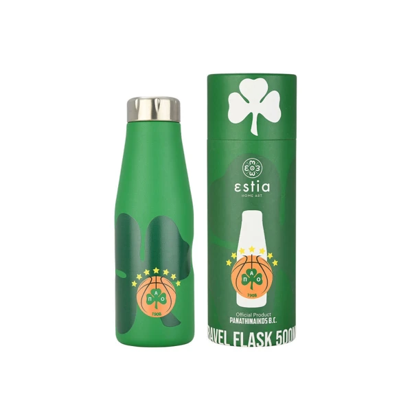 ESTIA HOME ART THERMAL TRAVEL FLASK 500ml - PANATHINAIKOS BC 