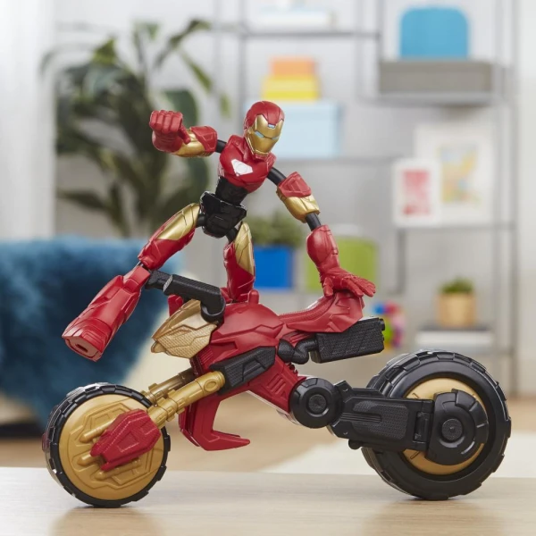 MARVEL AVENGERS BEND AND FLEX FLEX RIDER IRON MAN