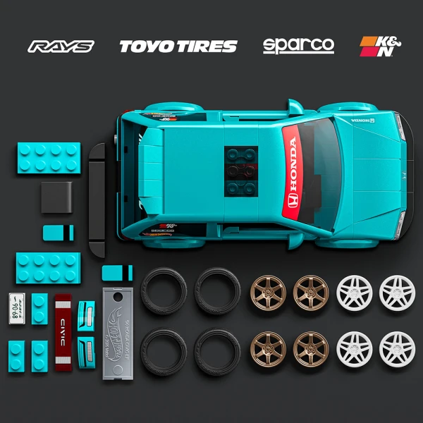 HOT WHEELS SPEED SERIES ΑΥΤΟΚΙΝΗΤΟ CUSTOM \'90 HONDA CIVIC EF