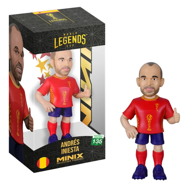 MINIX LEGENDS WORLD CUP SPAIN FIGURE 12 cm ANDRES INIESTA