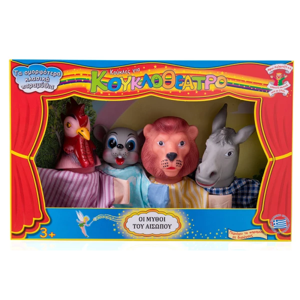 PUPPET KIT TALE WITH NO HAIR - AESOP\'S MYTHS
