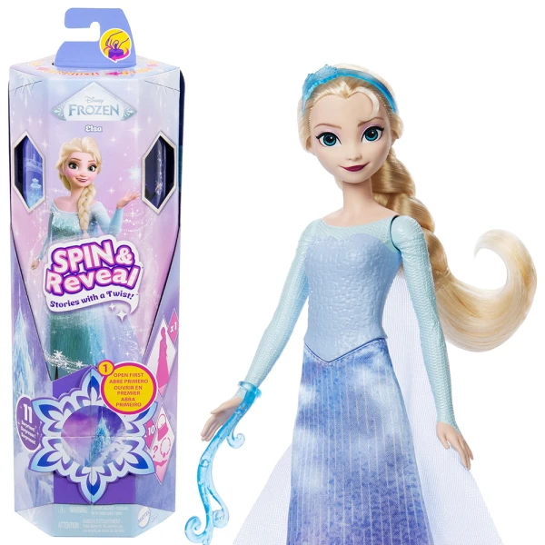DISNEY FROZEN FD SPIN & REVEAL WAVE 2 ΚΟΥΚΛΑ ΕΛΣΑ
