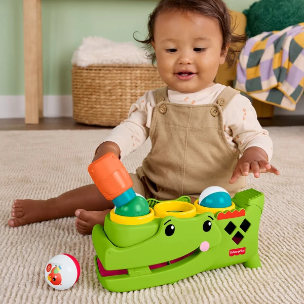 FISHER PRICE ΠΑΙΧΝΙΔΙ ΚΡΟΚΟΔΕΙΛΟΣ ΜΕ ΜΠΑΛΙΤΣΕΣ