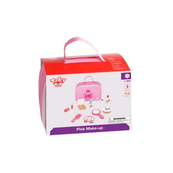WOODEN SET BEAUTY SUITCASE