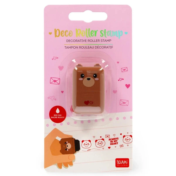 LEGAMI DECORATIVE ROLLER STAMP - TEDDY BREAR