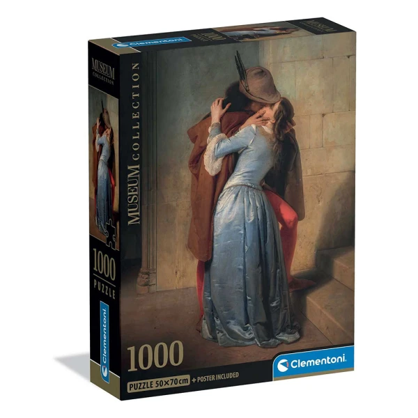 CLEMENTONI PUZZLE MUSEUM COLLECTION HAYEZ - THE KISS 1000 pcs