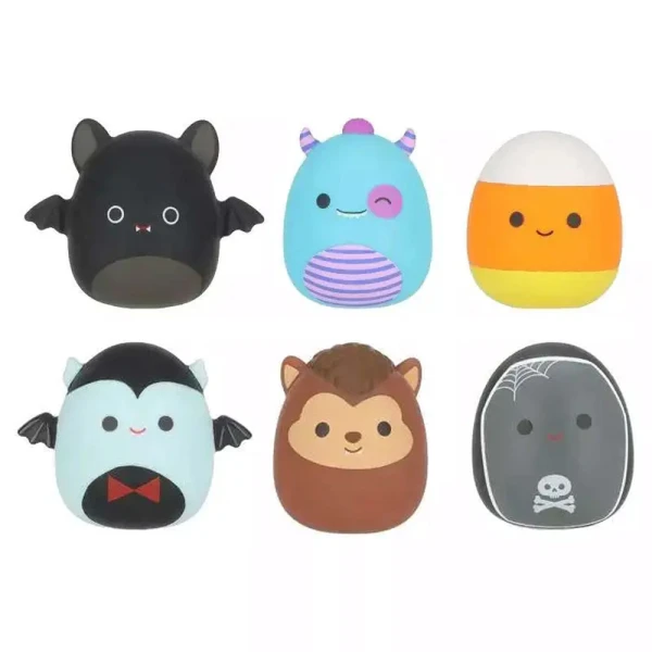 SQUISHMALLOWS - SQUOOSHEMS - BLIND BAG WITH SQUISH SURPRISE FIGURE 6 cm - HALLOWEEN SQUAD W2