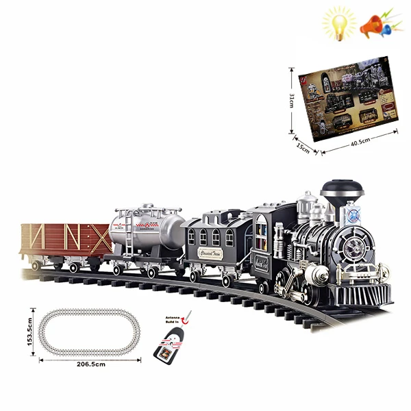 REMOTE CONTROLLED TRAIN WITH SMOKE LIGHTS & SOUNDS 27MHz