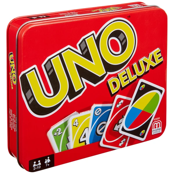 ΕΠΙΤΡΑΠΕΖΙΟ ΚΑΡΤΩΝ UNO DELUXE ΜΕΤΑΛΛΙΚΟ ΚΟΥΤΙ