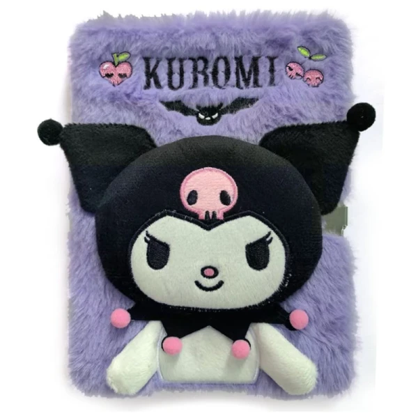 PLUSH NOTEBOOK A5 KUROMI