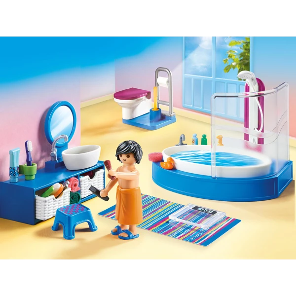 PLAYMOBIL DOLLHOUSE - BATHROOM WITH TUB
