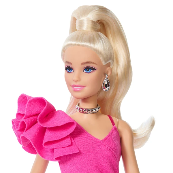 BARBIE DELUXE STYLE ΚΟΥΚΛΑ ΜΕ ΦΟΥΞΙΑ ΒΡΑΔΙΝΟ ΦΟΡΕΜΑ
