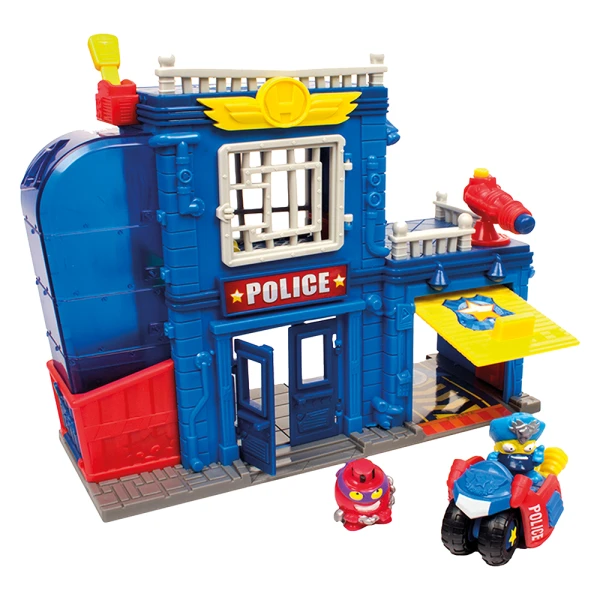 SUPERZINGS PLAYSET POLICE STATION FOR AGES 3+