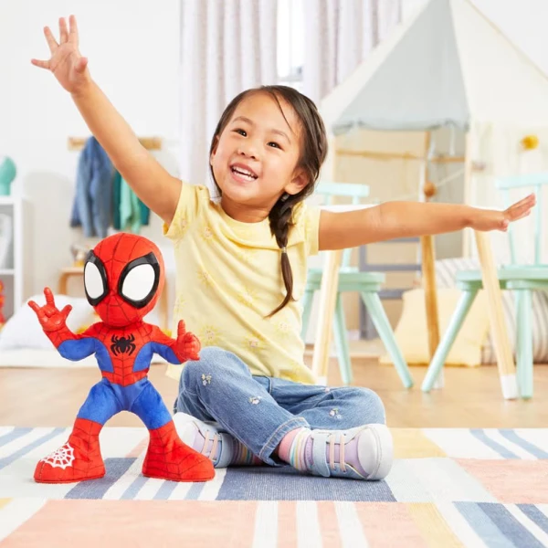 SPIDEY AND HIS AMAZING FRIENDS INTERACTIVE PLUSH DANCE N CRAWL SPIDEY
