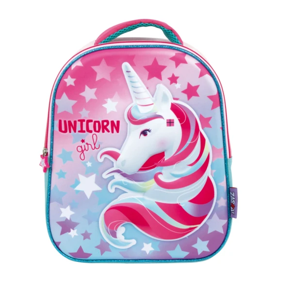 TODDLER 3D BACKPACK UNICORN THEMED 26X32X10 cm.