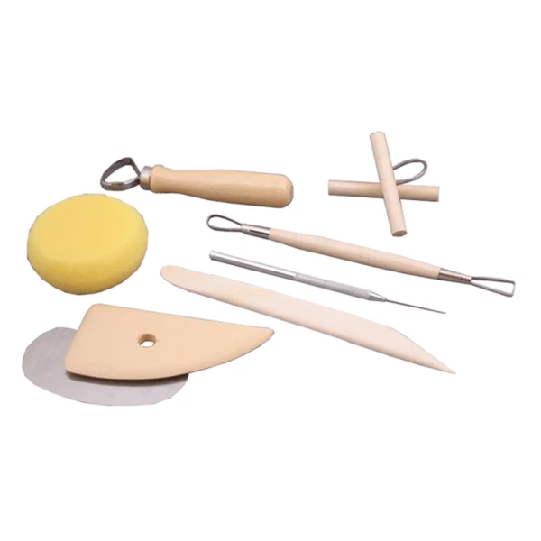 METRON ART POTTERY TOOLS SET 8 pcs