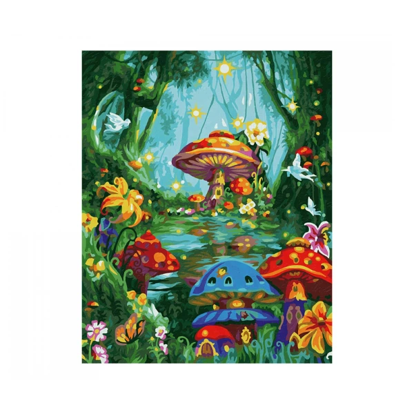 SCHIPPER MNZ PAINTING BY NUMBERS - MAGIC MUSHROOM VILLAGE