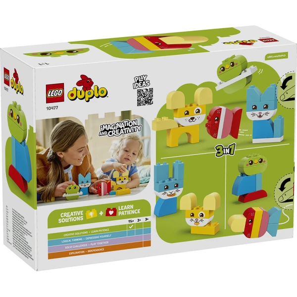 LEGO® DUPLO® MY FIRST 3 ΣΕ 1 ΔΗΜΙΟΥΡΓΙΚΑ ΧΑΡΙΤΩΜΕΝΑ ΚΑΤΟΙΚΙΔΙΑ