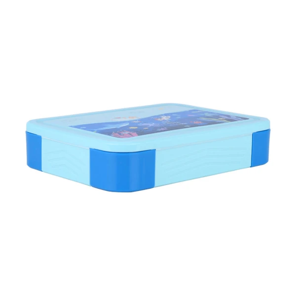 LUNCH BOX SAVE THE AEGEAN 1330ml 5 COMPARTMENTS WITH SPOON/FORK – OCEAN PLAY