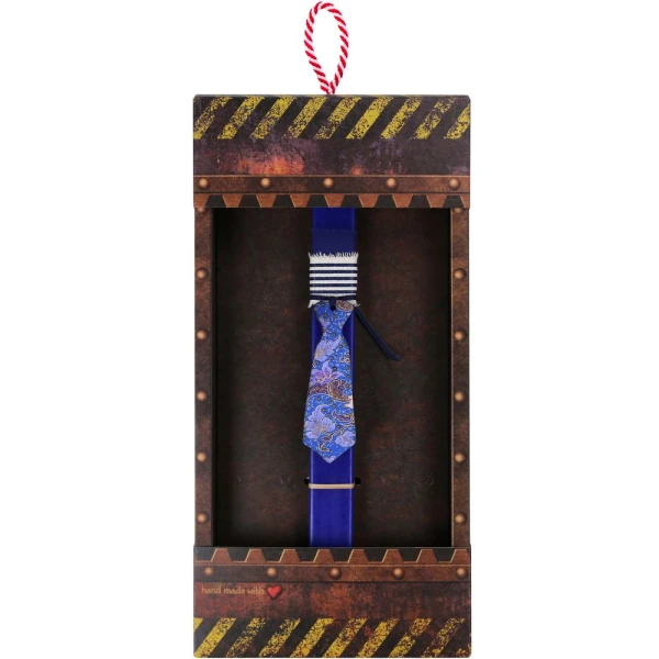 SYNCHRONIA HANDMADE CANDLE 30 cm BASIC - PAISLEY TIE