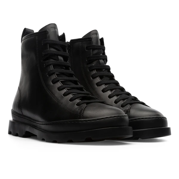 CAMPER WOMEN\'S LOW BRUTUS BOOTS BLACK