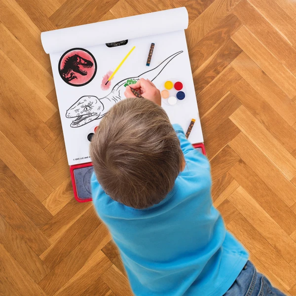 GIGA BLOCK DRAWING SET JURASSIC WORLD 4 IN 1 FOR AGES 3+