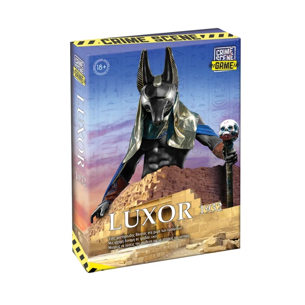 AS GAMES BOARD GAME CRIME SCENE LUXOR 1932 FOR AGES 18+ AND 1+ PLAYERS