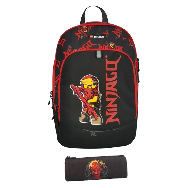 LEGO® BASE NINJAGO RED ΤΣΑΝΤΑ ΠΛΑΤΗΣ ΔΗΜΟΤΙΚΟΥ ΚΑΙ ΔΩΡΟ ΚΑΣΕΤΙΝΑ