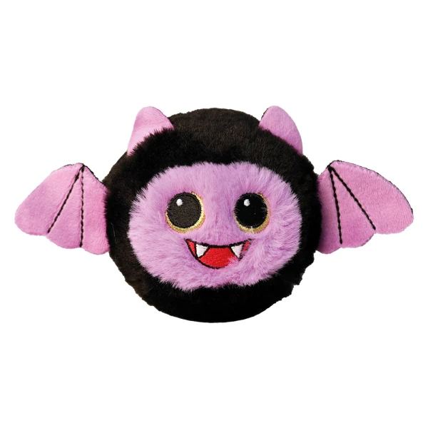 TY FLUFFY BALL BEANIE BOUNCERS - PINK BAT