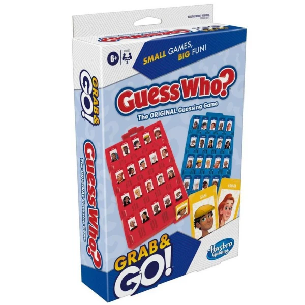 CARDS BOARD GAME GUESS WHO GRAB N GO