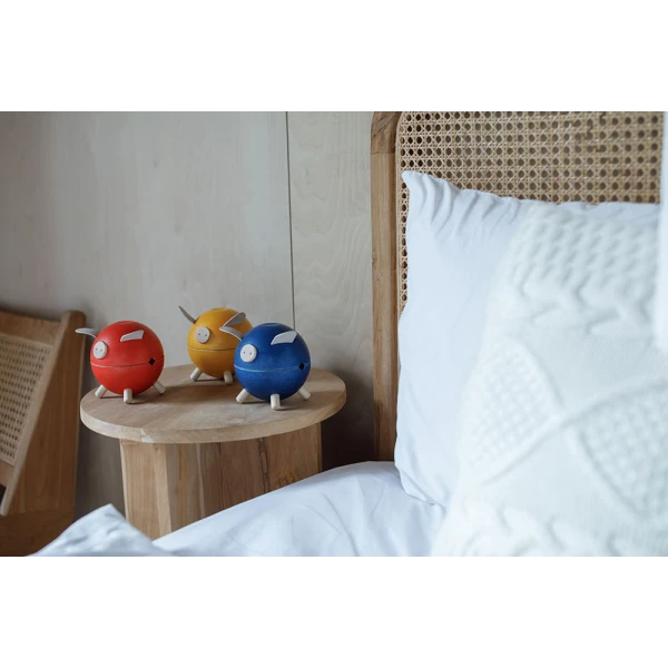 PLAN TOYS ΞΥΛΙΝΟΣ ΚΟΥΜΠΑΡΑΣ ΓΟΥΡΟΥΝΑΚΙ ΚΙΤΡΙΝΟΣ