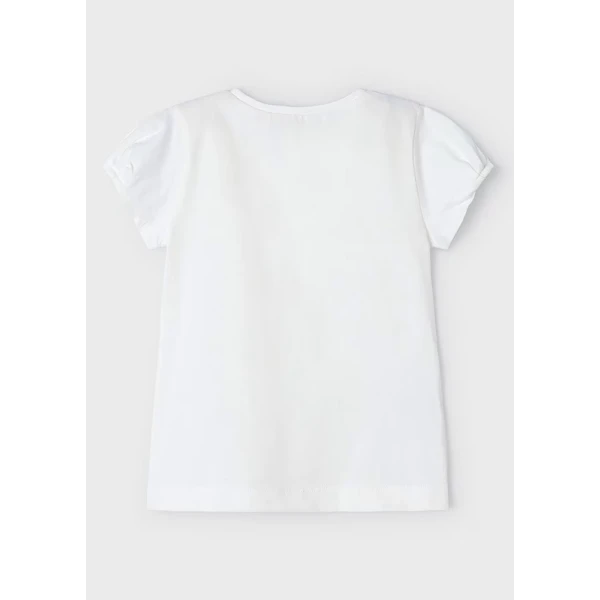 MAYORAL SHORT SLEEVES BLOUSE  ECRU