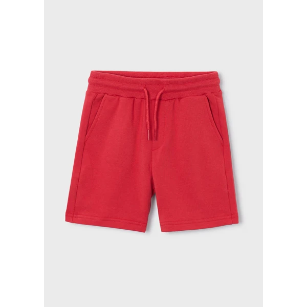 MAYORAL BERMUDA PANTS FLEECE BASIC RED 
