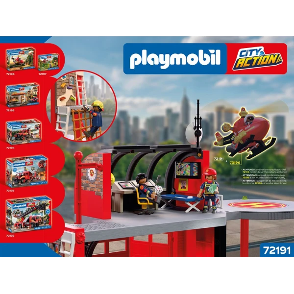 PLAYMOBIL CITY ACTION ΠΥΡΟΣΒΕΣΤΙΚΟΣ ΣΤΑΘΜΟΣ