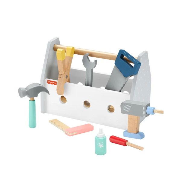 FISHER PRICE ΞΥΛΙΝΗ ΘΗΚΗ ΜΕ ΕΡΓΑΛΕΙΑ